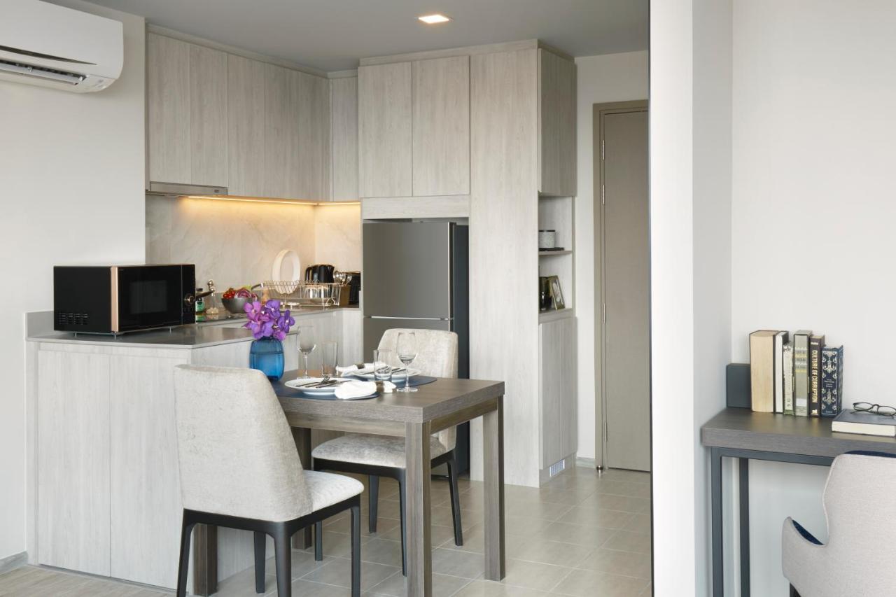 Somerset Rama 9 Bangkok Exterior photo A typical kitchen in a condominium